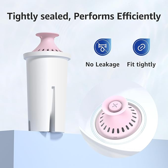 Overbest 7006-MG Magnesium Pitcher Water Filter, Replacement for Brita® Filter, Pitchers and Dispensers, Brita® Classic 35557, OB03, Mavea® 107007, and Amazon Basics® 10-Cup Pitcher, 3 Pack