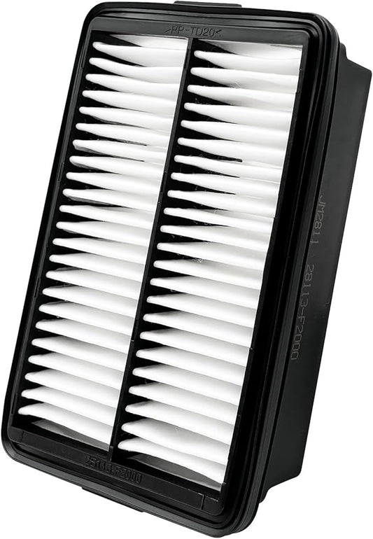 Capume Engine Air Filter JM2811 Fits for 2017-20 Elantra, 2018-20 Elantra GT, 2018-23 Kona, 2019-21 Veloster, 2020-24 Forte5, 2019-24 Forte, 2020-25 Soul, Replacement for 28113-F2000, CA12057