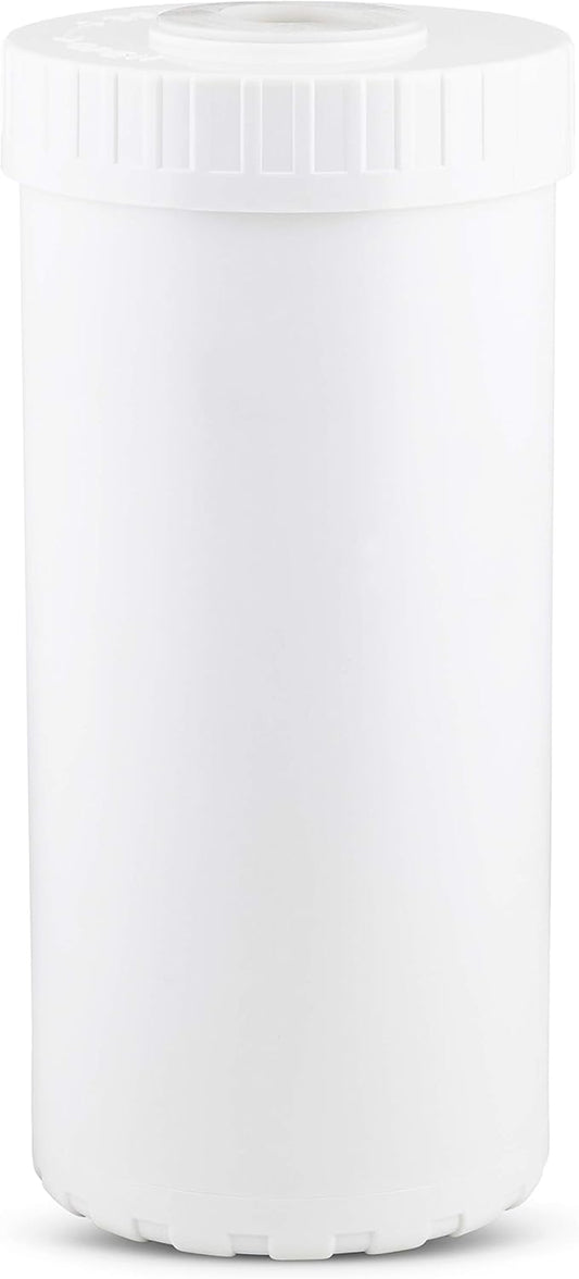 Hydronix HX-EC-4510W Empty Water Filter Cartridge Durable Construction for Pre Post, Fits Big Blue Housings 4.5 x 10, White