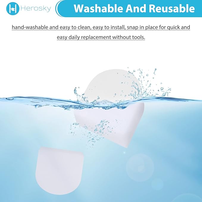 6 Filter kit for Shark AW261 WD261 WD101 AW302 WD161 WD201 WD100 WD200 WD101 HydroVac 3 in 1 Vacuum, Compare part WDFF1