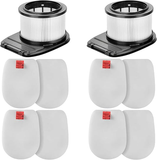 2 Pack HEPA + 4 Pack Foam & Felt Filter Replacement for Shark IZ662H Vertex Pro Lightweight Cordless Stick Vacuum | Replace Part XHFIZ500 & XFFKIZ600