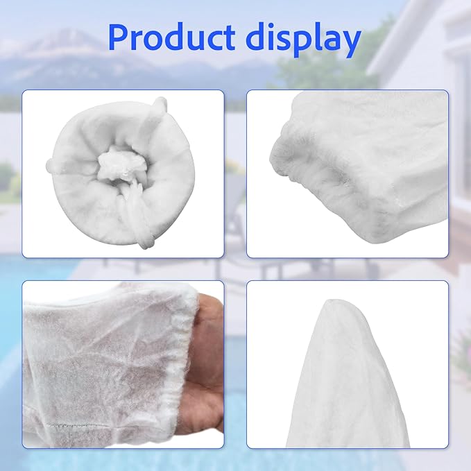 Replacement Vacuum Filter Cotton for Pool Blaster (6 Pack)