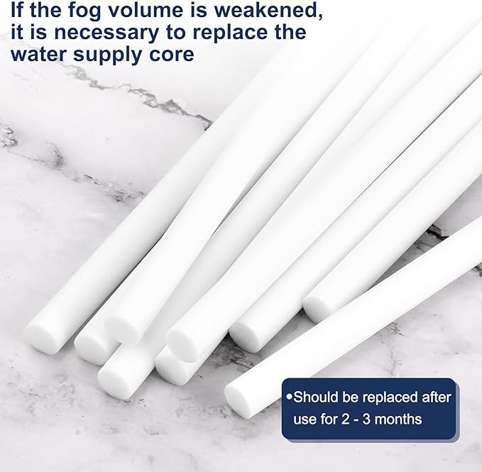 uxcell 24pcs Humidifier Cotton Stick, 10 x 150mm Refill Sticks Filter Replacement Wicks, Humidifier Filter Cotton Refill Travel Mini Humidifier Filters Sticks