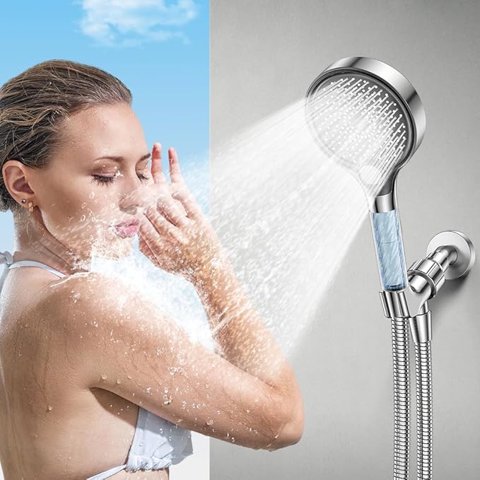 6 Pack Shower Filter for Handheld Shower Head - 8 Stage Filter for Hard Water Remove Chlorine & Reduces Dry Itchy Skin - Only Only for SP04 Model Shower Head (ASIN: B0G71384FS)