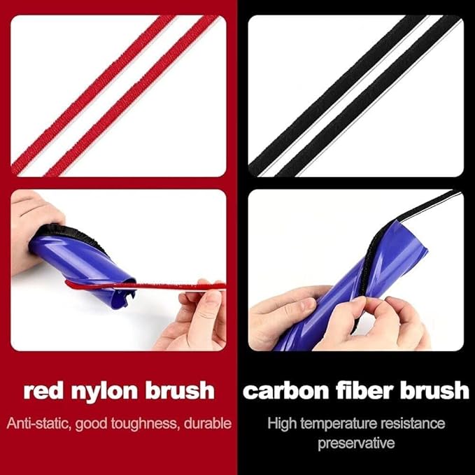 4 Pcs Strips Replacment for Dyson V8,V10 Vacuum Cleaner Rolling Brush Strips, with 1 Screwdriver