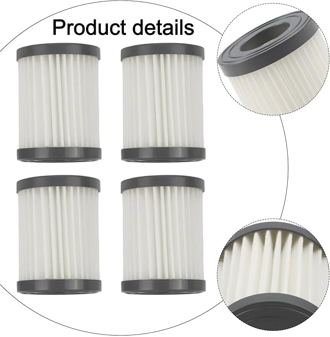 Compatible For Lefant M320 Robot Vacuum Cleaner 4-Pack Replacement Filter Set