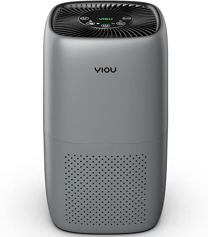 Air Purifier for Home Large Room Up to 547ft²,H13 True HEPA Filter for Allergies Pets Smokers,24db Smart Air Filter Block Most Pet Dander Pollen Smoke,Available for California,Grey