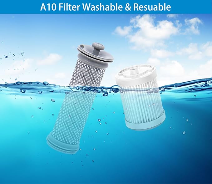 Filter Replacement for Tineco A10/A11 Hero, A10/A11 Master PURE ONE S11, PWRHERO11 Cordless Vacuum Cleaner, Replaceable for Tineco Filter Replacement Parts