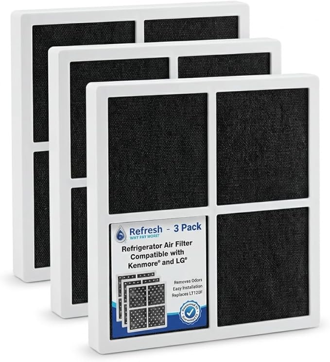 Refresh R-9918 Replacement Compatible with Kenmore 46-9918, 9918, 469918, ADQ73214402, ADQ73214404 and LG LT120F Refrigerator Air Filter