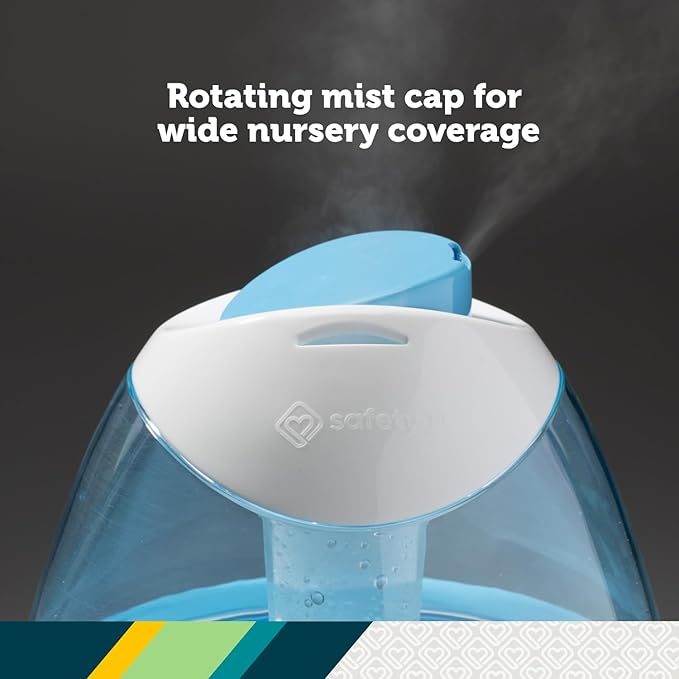 Safety 1st Filter Free Cool Mist Humidifier, Blue