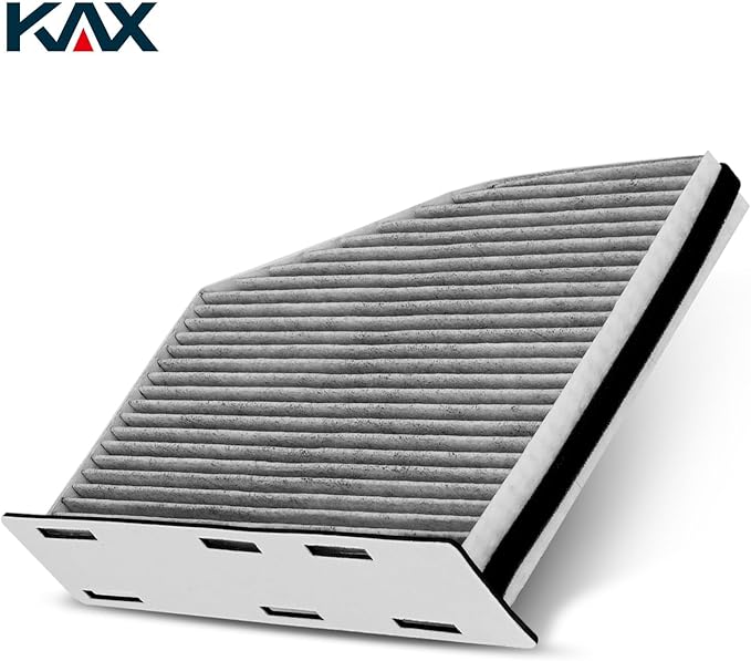 KAX HEPA Cabin Air Filter with Activated Carbon, CF10373 Replacement for Volkswagen Jetta, Passat, Tiguan, Beetle, Golf, CC, Rabbit, GTI, R32, Audi A3, A3 Quattro, Q3 TT, Strong Adsorption Air Filter