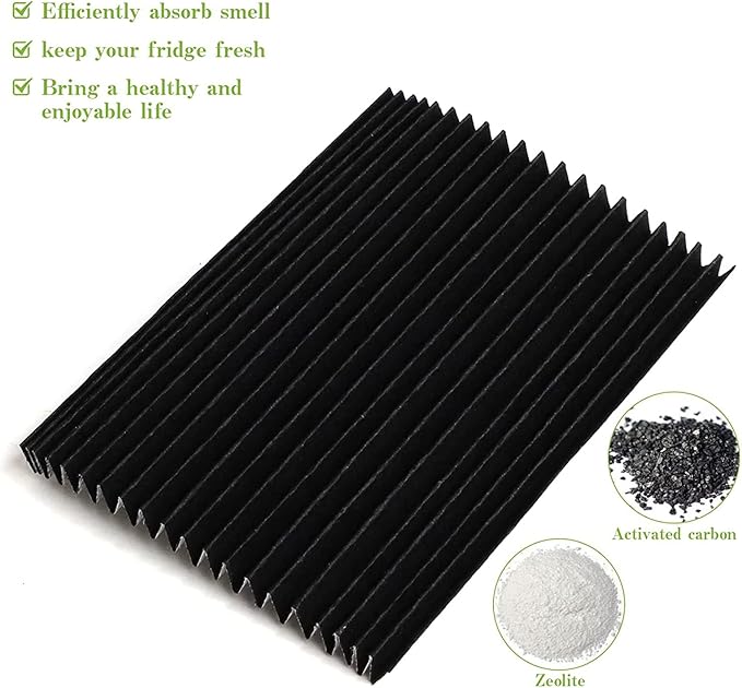 SEISSO Refrigerator Air Filter Replacement 3 Pack Carbon Activated Air Filter Compatible with Frigidaire PAULTRA Pure Air Ultra, EAFCBF, SCPUREAIR2PK, 242047801, 242061001, 241754001