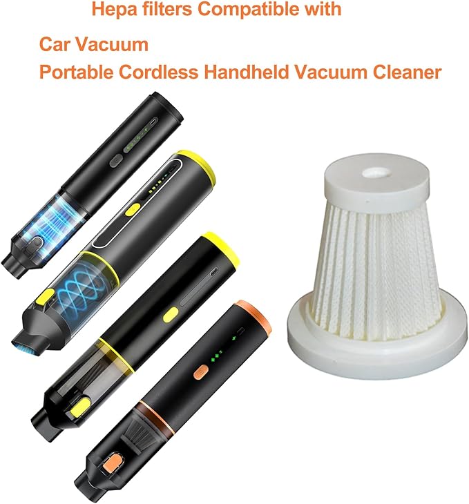 5Pack Hepa Filters Replacement Compatible with Voice-tank, Model vac103, Also Compatible with NEVERLAND A50-CV. (Filters noly)