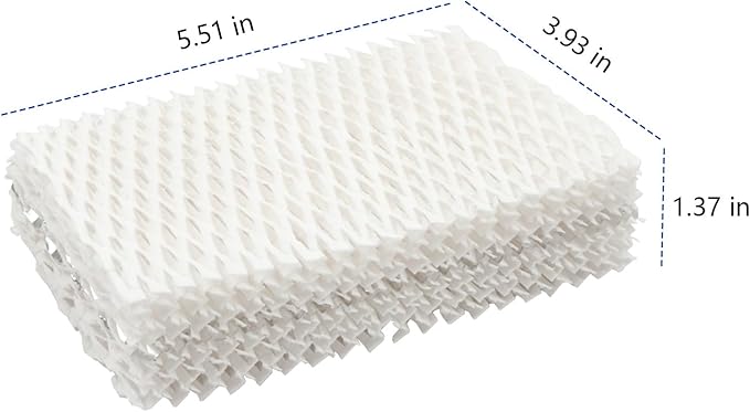 6 Pack Replacement WF813 Humidifier Filters,Compatible with Equate EQWF813 PCWF813 Relion RCM832 RCM-832N Protec RWF813 EQ-2119-UL PCCM-832N Cool Mist Humidifiers Wick Filter