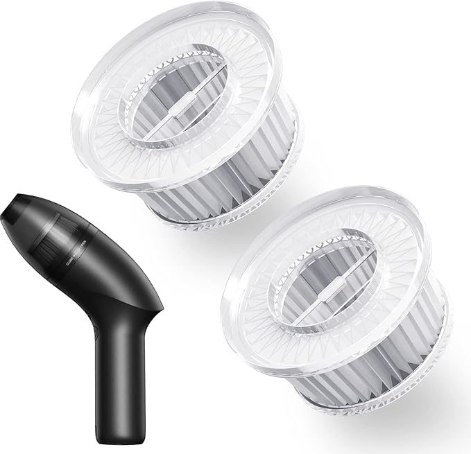 2-Pack Reusable HEPA Filters for Hayousui 4.3Kpa Mini Keyboard Vacuum Cleaner KVC05 - Replacement Filter HEPA Filtration for Car Handheld Vaccum