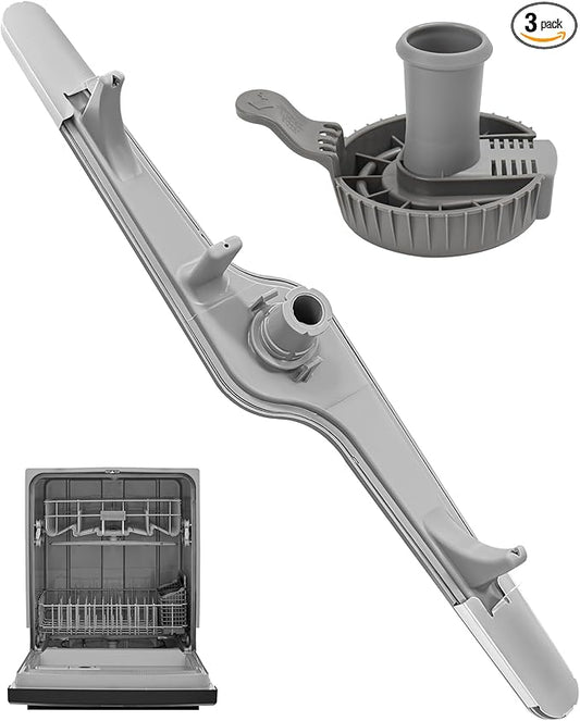 154568002 Dishwasher Lower Spray Arm -Complete with 5304518968 Support & 5304506518 Filter-Compatible with Frigidaire Electrolux Dishwasher Bottom Lower Spray Arm 5304517203 154250901 154414101