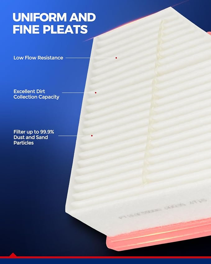 KAX Engine & Cabin Air Filter Kit, Replacement for Nissan Rogue 2022-2026, 2021 2.5L(only) Replace# CA12967 CF12312