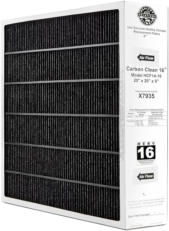 Lennox X7935 Carbon Clean Healthy Climate MERV 16 Filter