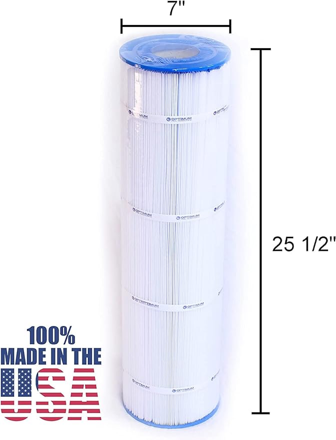 Optimum Pool Technologies Pool Filter 4-Pack Compatible Replacement for Swim Clear C4500, C4520; Replaces CX875XRE, Unicel C-7489, Filbur FC-1275, & Pleatco PA112 Filter Cartridges