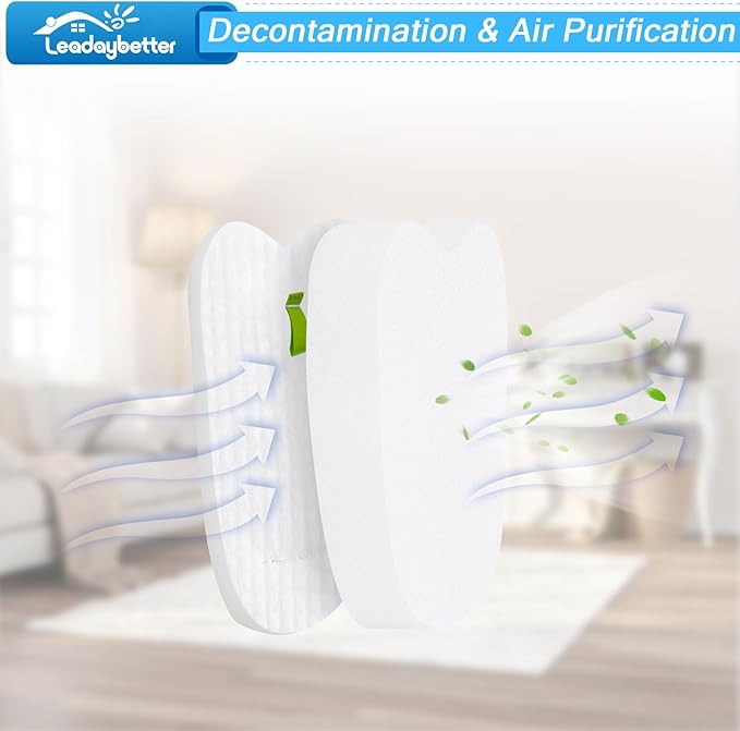 HV382 Filters Replacement for Shark Rocket DuoClean APEX HV380 HV380C HV380W HV381 HV381C HV384Q UV380 ZS360 ZS360C ZS361C ZS362 Corded Stick Vacuum Filter, Compare to Part # XPMFK320 & XPSTFH380