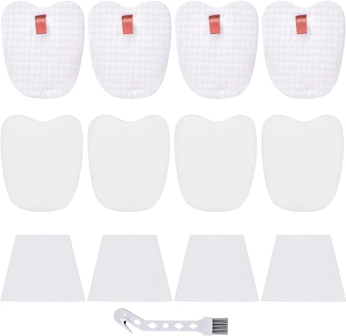 Leadaybetter 8 Pre-Filters (4 Foam+4 Felt) and 4 Post-Filters for Shark Rocket Zero-M Ultra-Light Corded Stick HV345 ZS350 ZS350C ZS351 ZS351C ZS352 Vacuums, Replaces Part # XPMFK320 & 1084FTV320