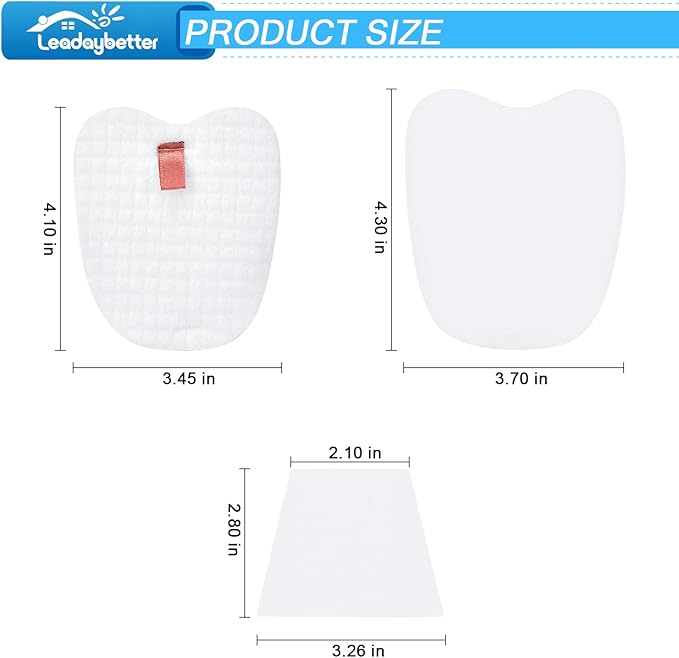 Leadaybetter 8 Pre-Filters (4 Foam+4 Felt) and 4 Post-Filters for Shark Rocket Zero-M Ultra-Light Corded Stick HV345 ZS350 ZS350C ZS351 ZS351C ZS352 Vacuums, Replaces Part # XPMFK320 & 1084FTV320