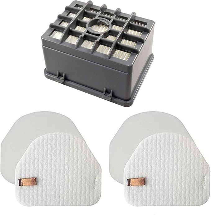 LLHome NV200 Hepa Filter (1 Hepa+2 Foam&Felt) for Shark NV450 NV480 NV472 NV481 NV201 NV202 NV200 NV200Q NV200C NV202C Vacuum, XHF480 & XHF450 (Tall Size 2.75")