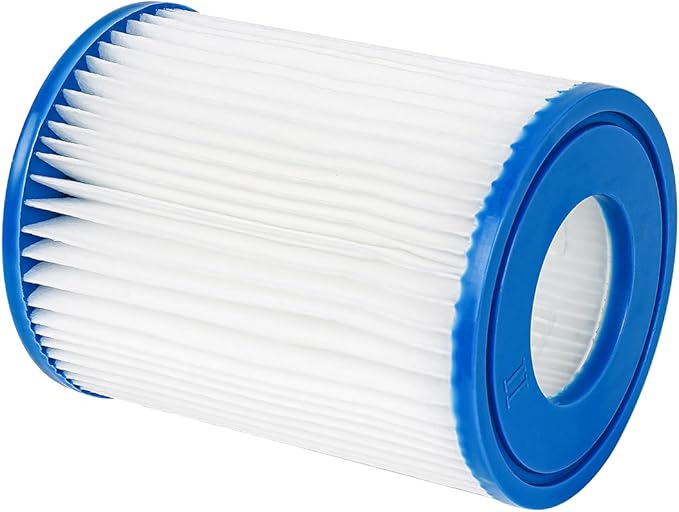 WuYan 4 Pack Swimming Pool Filter Compatible for Cartridge Type II, Replacement Hot Tubs Filter Compatible with Lay Z Spa Filter Pump
