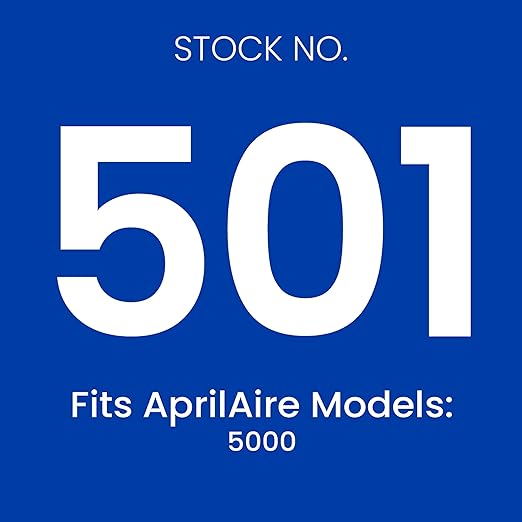 AprilAire 501 Replacement Filter for AprilAire 5000 Whole-House Air Purifier - MERV 15 Equivalent, 16x25x6 Air Filter (Pack of 2)