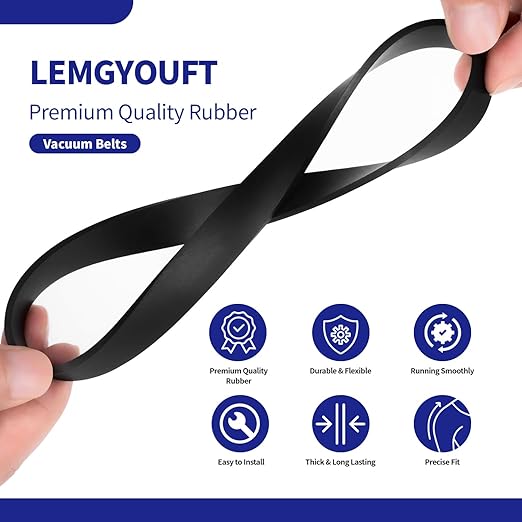 Style 7/9/10 P/N 3031120 Replacement Belt for Bissell Vacuum,Vacuum Belts Fits Bissell Powerforce Helix Powerlifter Cleanview Swivel Rewind Pet Vacuum Cleaner, 2031093 32074 3031123, 2Pack