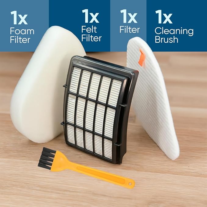 Compatible Shark Vacuum Filter Replacement Lift Away, fit Shark Vacuum Filter Replacement Navigator NV350 NV351 NV352 NV355 NV356E NV360 NV370 UV440 UV490 UV540 CU500 Cleaner, Parts XFF350 & XHF350
