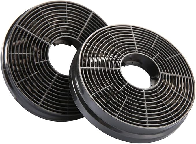 CIARRA CACF003 Range Hood Carbon Filters for Wall Mount Range Hood, Replacement Charcoal Filters for Ductless Ventilation, Easy Installation, Set of 2