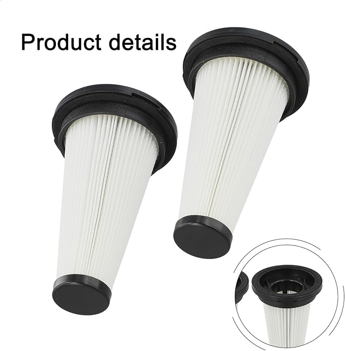 Replacement HEPA Filters for Trucozie T350 Cordless Vacuum, Efficient Dust Filter Set with ABS Housing, Lightweight and User-Friendly Design for Improved Air Quality(2 PACK)