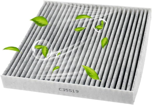 Cabin Air Filter Compatible with Honda Accord Civic Pilot Odyssey CR-V Ridgeline Crosstour Passport, Compatible with Acura TL RDX MDX TSX TLX RL ILX RLX ZDX with Activated Carbon CF10134