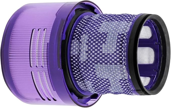 Dyson V15 Filter, 2-Pack Premium True HEPA Replacement Filters for Dyson V11, V11 Animal, Dyson-V15, V15 Filter, V11 Completed/Absolute, V15 Absolute/Submarine with Trigger Clamp, Part no. 970013-02