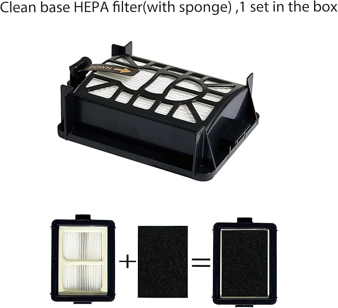 Replacement Parts Accessories for Shark AV2610WA RV2610WA RV2410WD Matrix Plus 2- in-1,1 Main Brush,3 Filters,2 Mop Pads,4 Side Brushes,1 Pre Filter,&1 Pre-Motor 1 Foam Filter