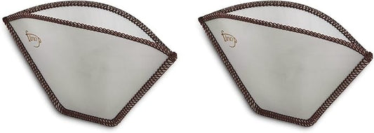Fino Flexible Mesh Reusable Coffee Filter, Number 2-Size, Brews 2 to 6-Servings, Set of 2
