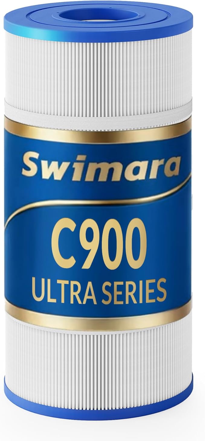 Pool Filter Cartridge, 5oz Trilobal Heavy-Duty Fabric, Ultra Series, Compatible with Hayward Star-Clear Plus C900 C751, Replacement for CX900RE CX760RE, PA90 PA76, 90 Sq. Ft. (8.9" Dia)