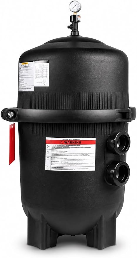 XtremepowerUS 425 SQ/FT Pool Cartridge Filter In-Ground Above Ground Swimming Pool and Spa Filter System (4-Pieces Filter Set) 2" Inlet/Outlet Fitting