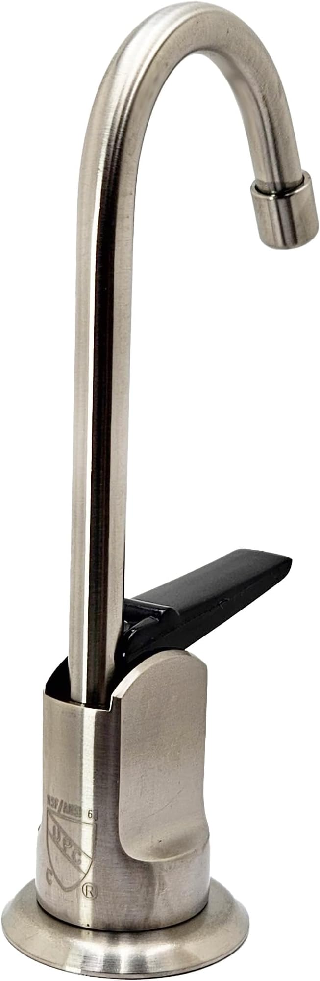 Westbrass D203-NL-07 6" Touch-Flo Style Pure Cold Water Dispenser Faucet, 1 Pack, Satin Nickel