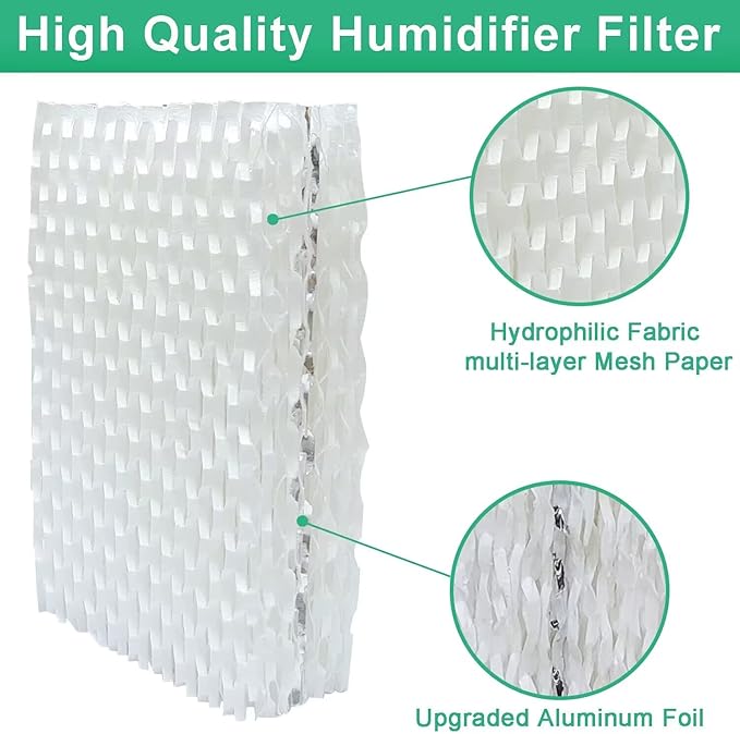 Humidifier Filter Replacement for Equate, 2-Pack (Compatiable with eqwf813/pcwf813/rwf813)