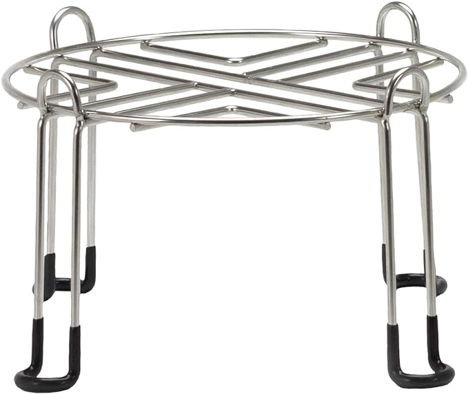 Berkey Water Filter Stainless Steel Wire Stand with Rubberized Non-Skid/Non-Slip Feet for Imperial and Crown and Other Extra Large Sized Gravity Fed Water Filters Raises Your 6 inches