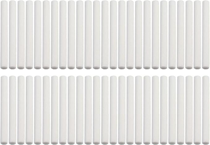 50 Piece Pack Replacement Filter Sponges for Car Essential Oil Diffuser Humidifier Refill Compatible with Vehicle Air Vent Aroma Units