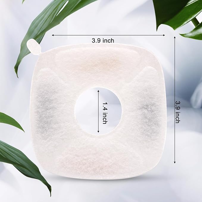 Pet Fountain Filters Compatible with 95Oz/2.8L Dog Water Fountain (4 Filters&4 Sponges)