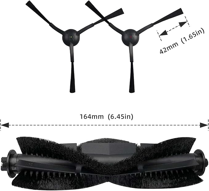 Replacement Parts Compatible with Tikom G8000 G8000 Pro, Honiture G20 G20 Pro, Laresar Evol 3 Evol 3s Robotic Vacuum Cleaner (𝐍𝐎𝐓 𝐟𝐨𝐫 𝐆𝟖𝟎𝟎𝟎 𝐌𝐀𝐗)