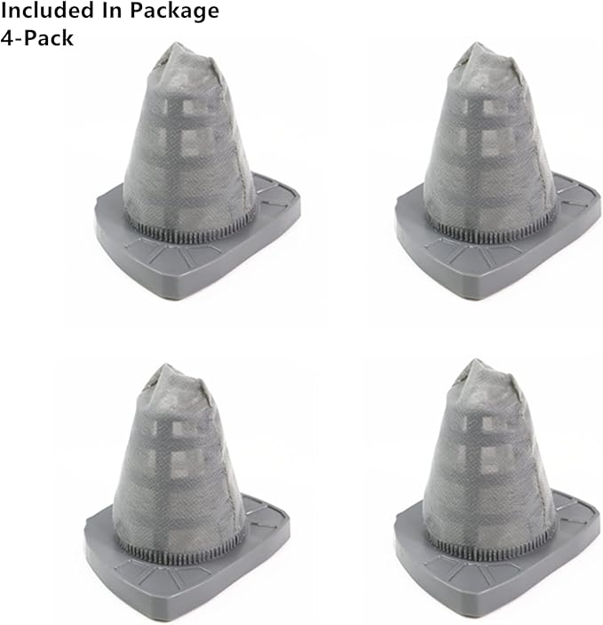 Vacuum Filter Compatible With Eureka NES100 Lightweight Corded Stick Vacuum Cleaner,Replaces part # ST0107,(4-Pack)