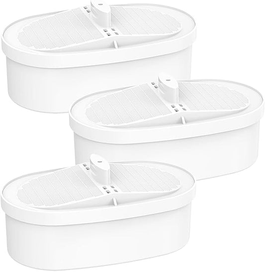 Replacement Filter for Water-drop WD-PF-01A Plus, 3 Pack - Reduces PFOA/PFOS, Chlorine, Lasts 3 Months or 200 Gallons, Compatible with Water-drop Pitchers