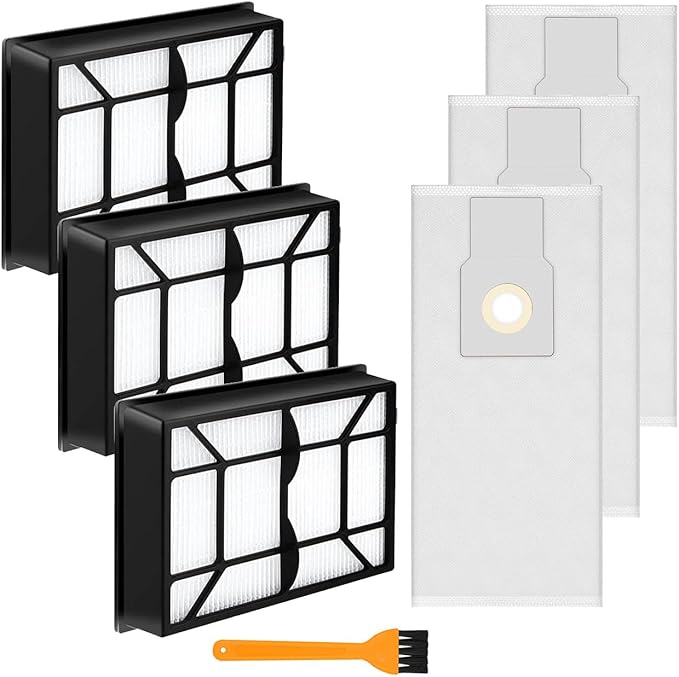 53294 Type O HEPA Cloth Vacuum Bags Replacement + EF-9 53296 HEPA Filter Compatible with Kenmore 31140 31150 BU1017 BU1005, 6 Pack