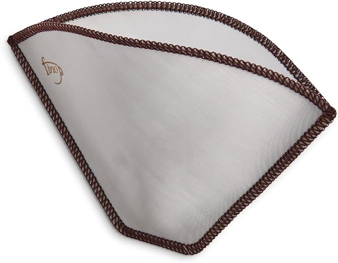 Fino Flexible Mesh Reusable Coffee Filter, Number 4-Size, Brews 8 to 12-Servings, Set of 2