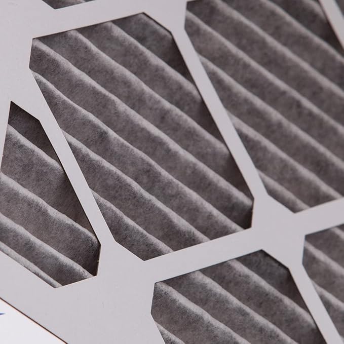 Nordic Pure 14x20x1 (Actual Size: 13 1/2 x 19 1/2 x 3/4) Furnace Air Filters MERV 8 Pleated Plus Carbon 24 Pack